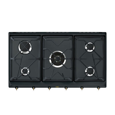  PIANO COTTURA SMEG SRV896AOGH, Piano cottura Gas, zone cottura 5
